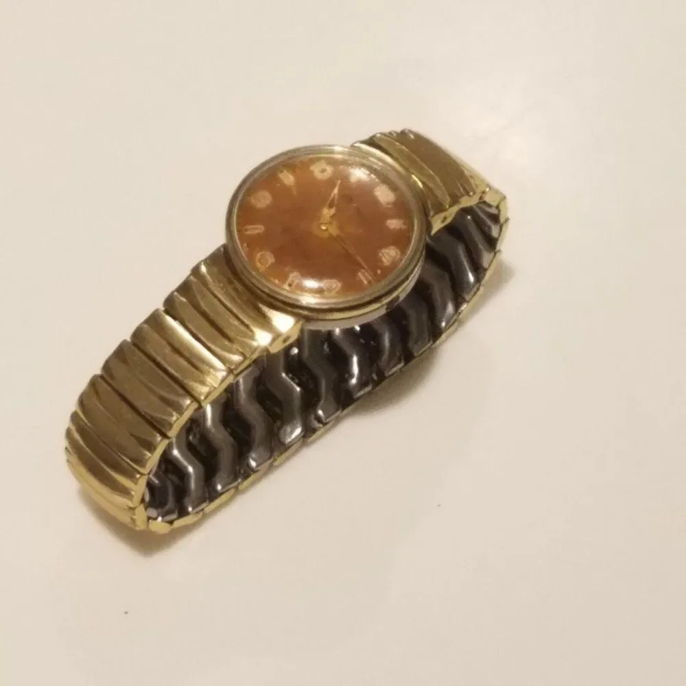 Benrus Swiss DR 23 AXZ Pat 2446603 Watch 17 Jewel 10K RGP For Restoration Parts